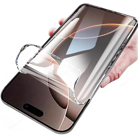 2pcs Flexible Front Screen Protector for iPhone 16 Pro Max 5G 6.9" 2024 3D Hydrogel Film Transparent TPU Touch Sensitive Fingerprint Unlock Not Tempered Glass