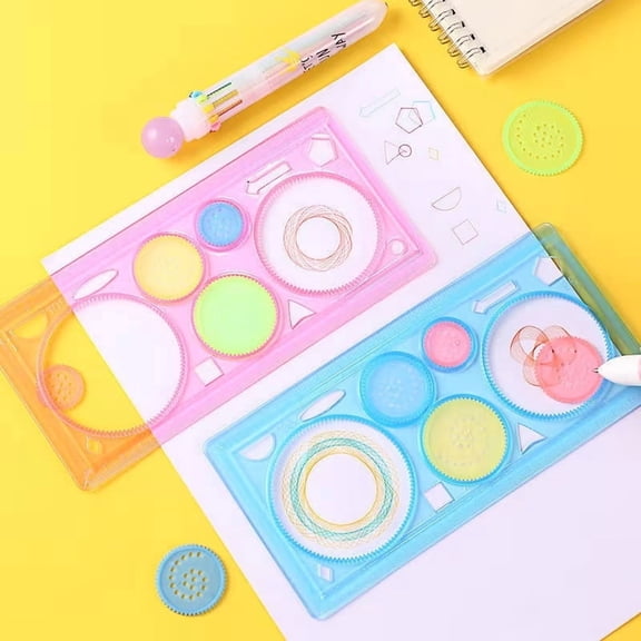 2pcs Flexible Magic Ruler Set Bendable Drawing Ruler for Curves Shapes