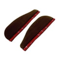 thumbnail image 1 of ETEREAUTY 2Pcs Car Rear Mirror Rain Shield Black Flexible PVC for Clear View in Rain, 1 of 6