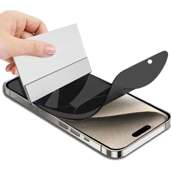 2pcs Flexible Privacy Hydrogel Film for 15 Pro 6.1" 2023 Anti-Spy Anti-Peeping TPU Screen Protector Touch Sensitive Explosion-Proof Not Tempered Glass