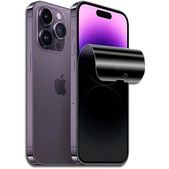 for 2pcs Flexible Privacy Hydrogel Film for iPhone 14 Pro 6.1” Anti-Spy Anti-Peeping TPU Screen Protector Touch Sensitive Explosion-Proof Not Tempered Glass