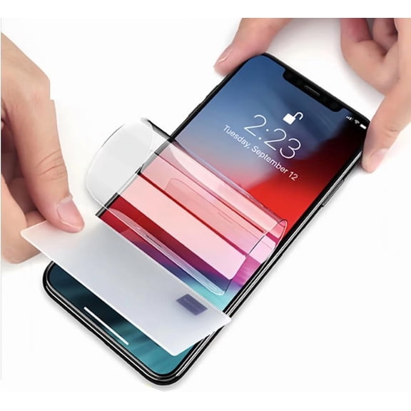 2pcs Flexible TPU Front Screen Protector for iPhone 17 Pro Max 6.9" 3D Hydrogel Film Transparent Touch Sensitive Fingerprint Unlock Not Tempered Glass