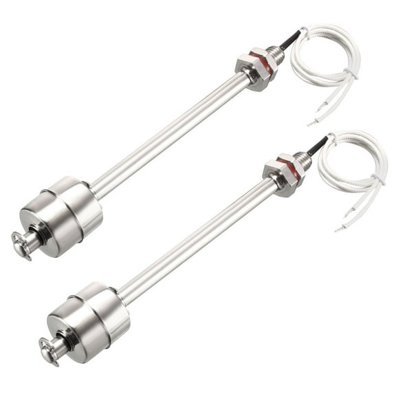 2pcs Float Switch M10 165mm Fish Tank Vertical Liquid Water Level Sensor