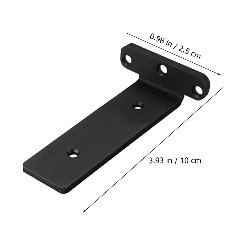 2pcs Floating Shelf Brackets Heavy Duty Shelf Bracket Steel L Brackets