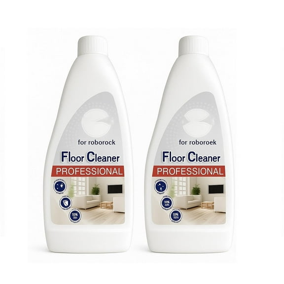 2pcs Floor Cleaning Liquid Solution 480mL Compatible For Roborock S8 Pro Ultra/S8/S8+/Q5/Q7 Series/S7 Max Ultra/S7MaxV PlusCleaning Fluid