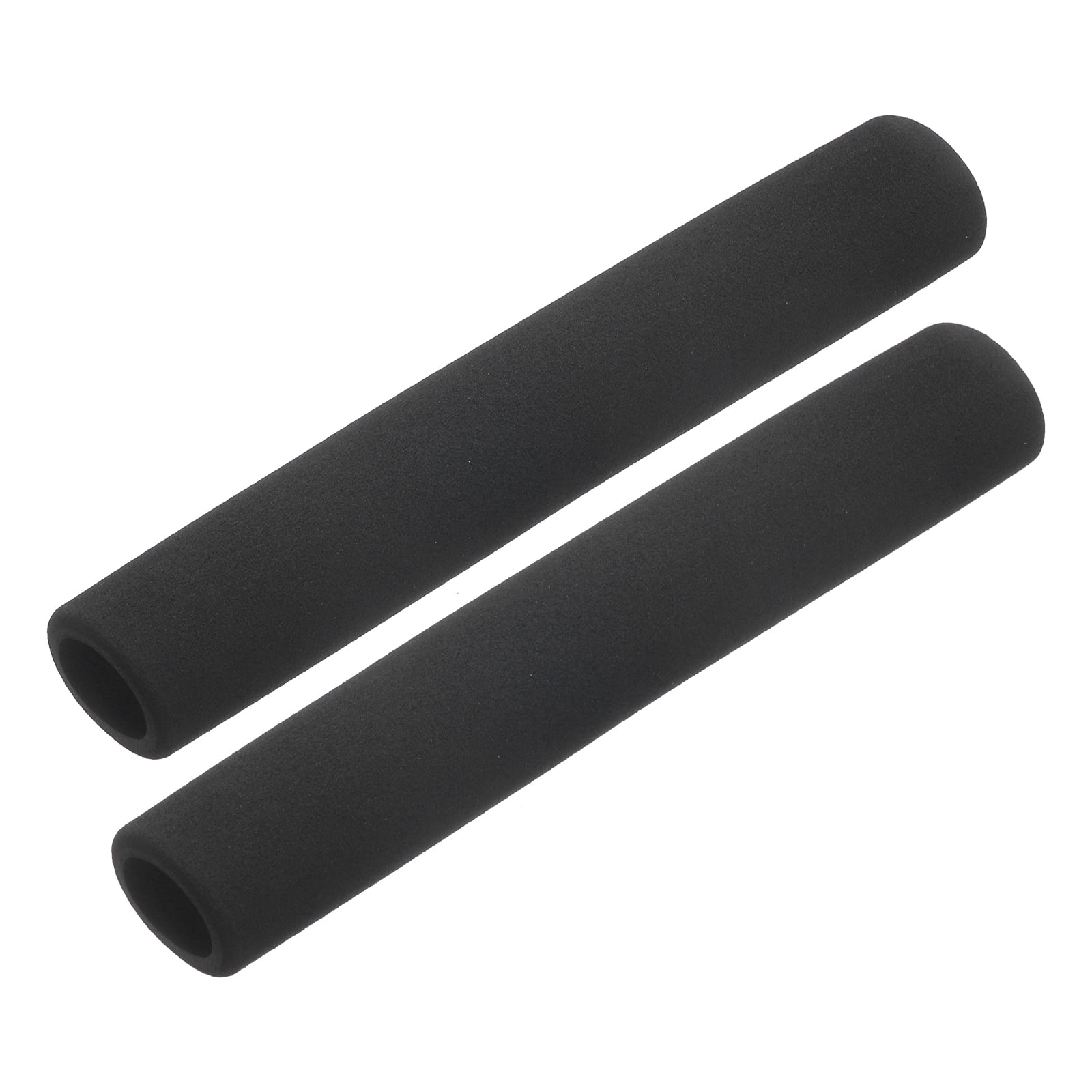 2pcs Foam Tubing for Handle Grip Support Pipe Insulation, 25mm(1 Inch) ID 35mm OD 195mm Black
