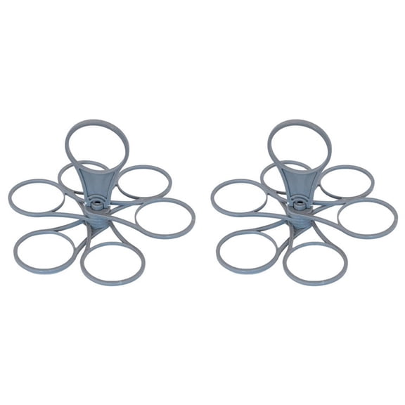 2pcs Foldable Rotating Portable Glass Coffee Cup Plastic Holder 6 Sticks Lifter.