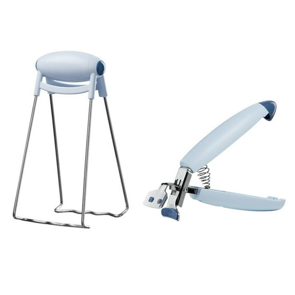 2pcs Food Tongs Gripper Hot Dish Pot Lifter Clamp Kitchen Tools Camping Cookware