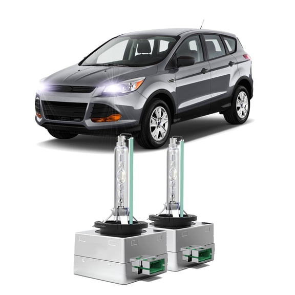 2pcs For 2013-2017 Ford Escape Hid Headlights D3S Xenon HID Bulbs 6000K Bright White 35W OEM