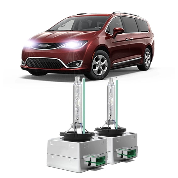 2pcs For Chrysler Pacifica 2017-2020 Hid Headlights D3S Xenon HID Bulbs 6000K Bright White 35W OEM