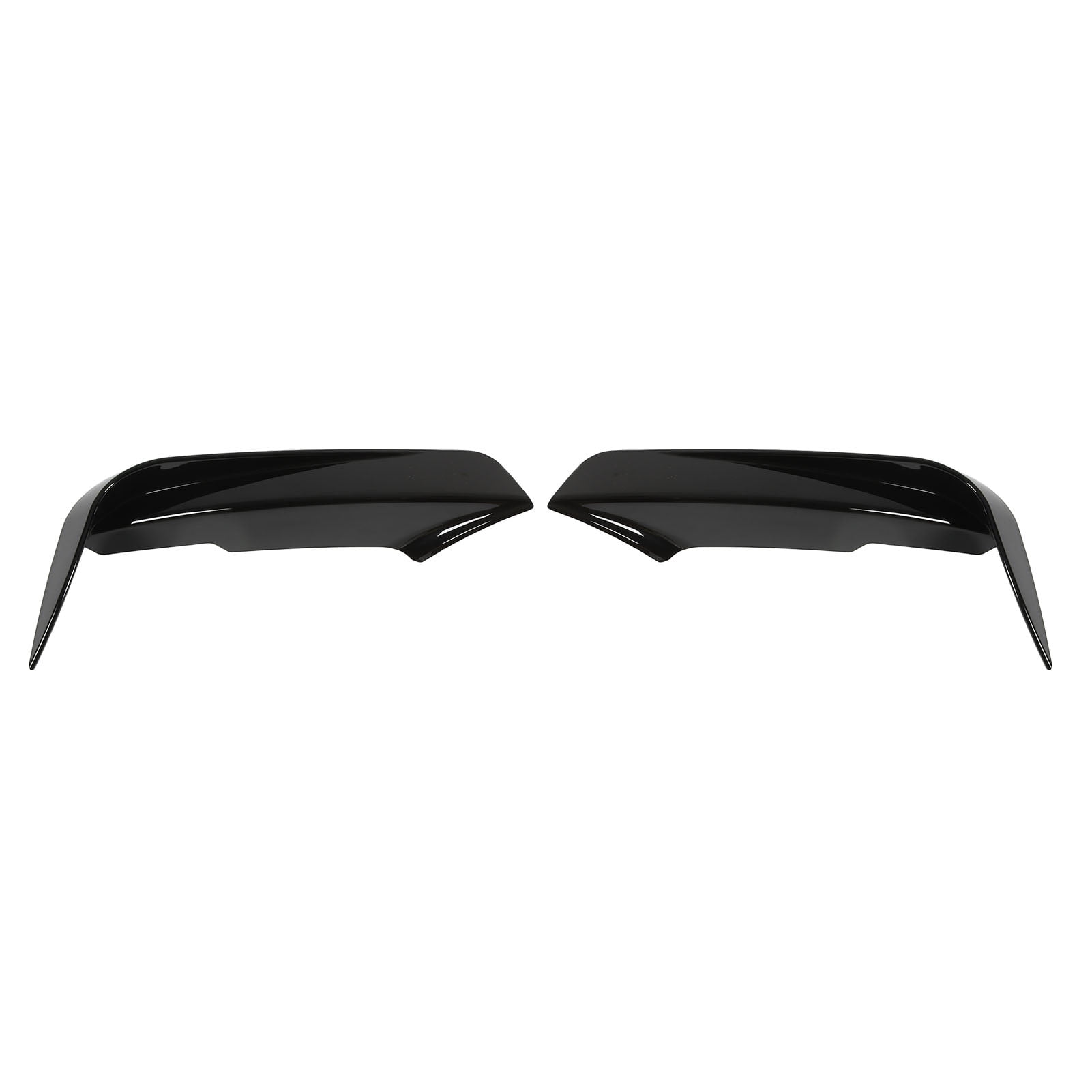 2pcs Front Bumper Vent Canard Splitter Left Right ABS Wind Knife ...