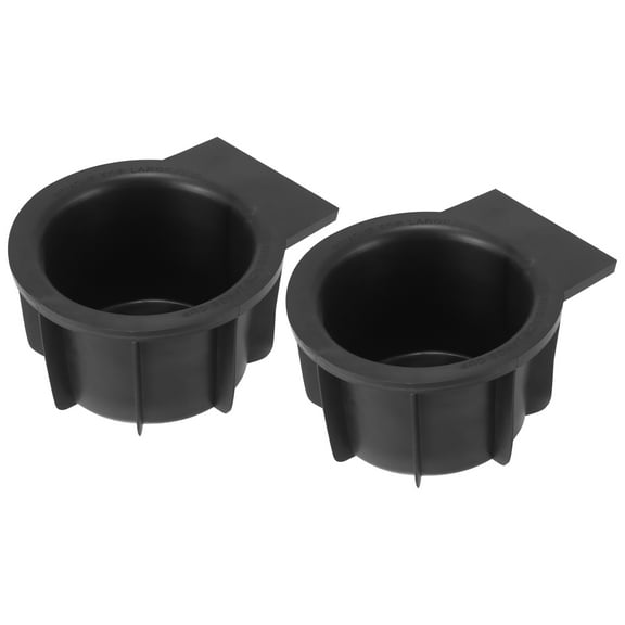 2pcs Front Row Center Console Auto Car Truck Drink Cup Holder Rubber for Ford F-150 2009-2014 2L7Z-7813562-AAA