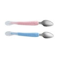 thumbnail image 1 of 2pcs Fruit Puree Scoop Baby Feeding Scraping Spoon Zigzag Spoon for Kids, 1 of 6
