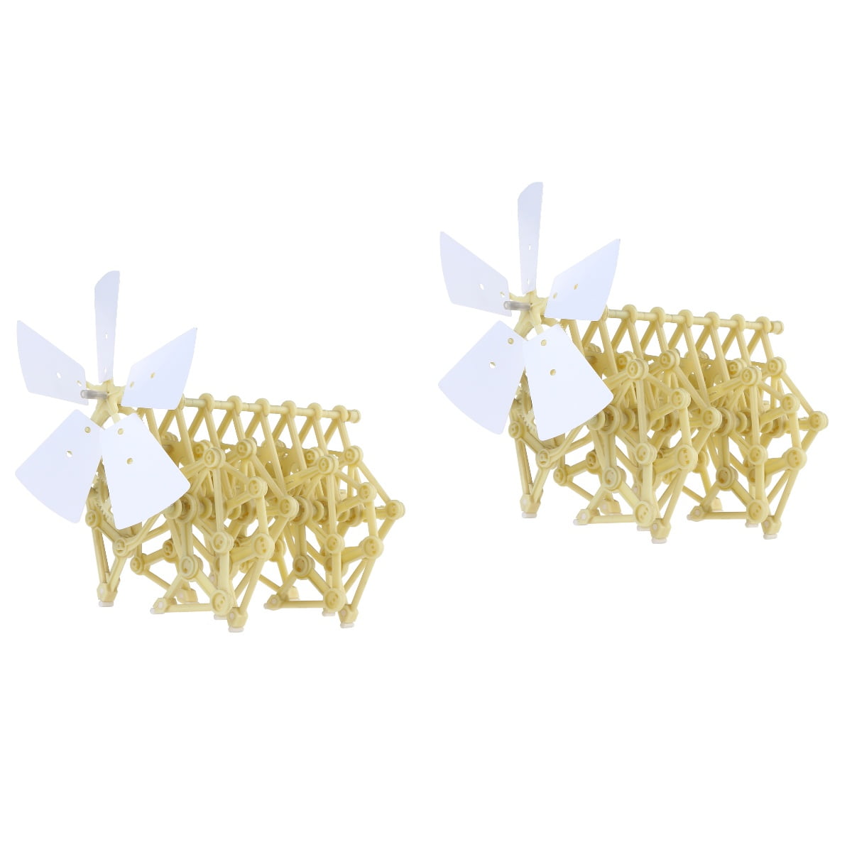 2pcs Funny Wind-powered Animaris Ordis Strandbeest Model Robot DIY Assembly Walker Educational Toy Kit