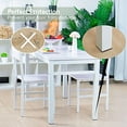 thumbnail image 1 of 2pcs Furniture Felt Pads Rectangle 5 7/8" x 4 3/8" Non Slip Table Closet Desk Feet Leg Pad Brown, 1 of 7