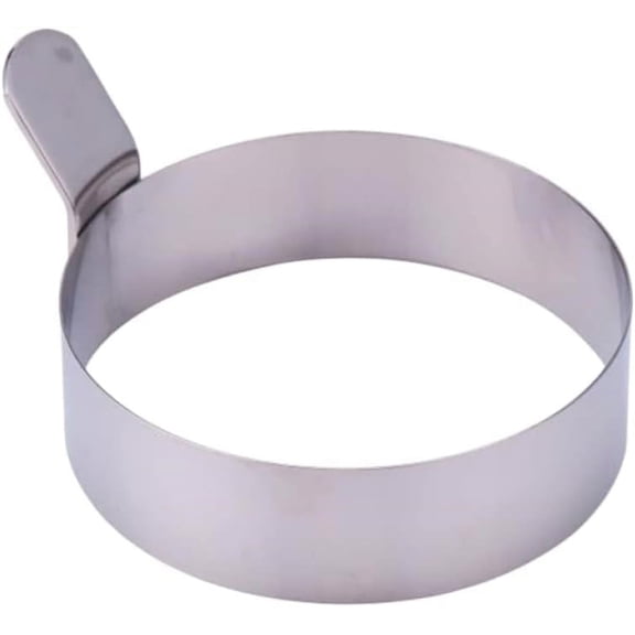 2pcs Gadgets Nonstick Maker Eggs Ring Shaper Rings Egg Frying Mold Circle Cooking Small KitcheNoMetal Fried Siver Size Round Pancake for Steel S Molds Stick Stainless Heat Kitchenware
