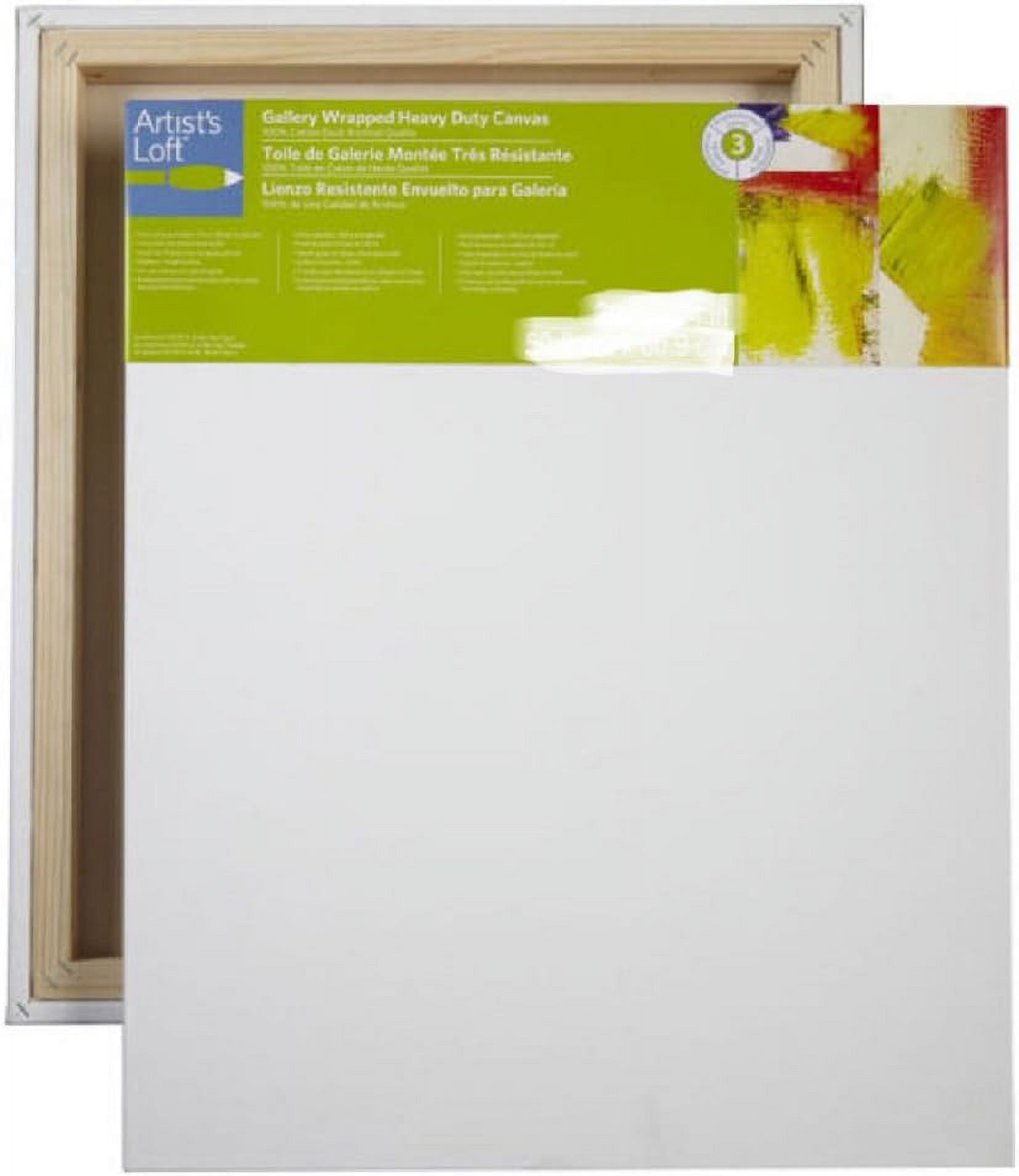 2pcs Gallery Wrapped Heavy Duty Canvas 4" x 4"