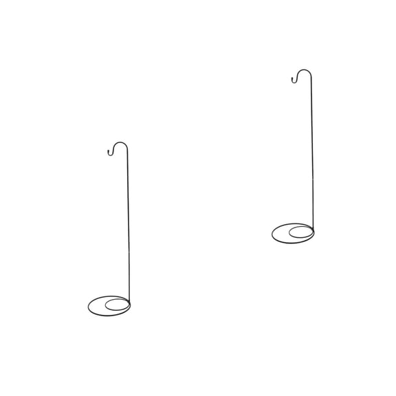 2pcs Garden Plant Hanging Hook Flowerpot Shepherds Hook Yard Plants Hanging Shepherd Hook