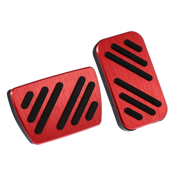 2pcs Gas Accelerator Pedal Covers Brake Foot Pedal Pads for Honda Accord 2013-2022 Civic 2016-2022 CRV 2017-2022 Red