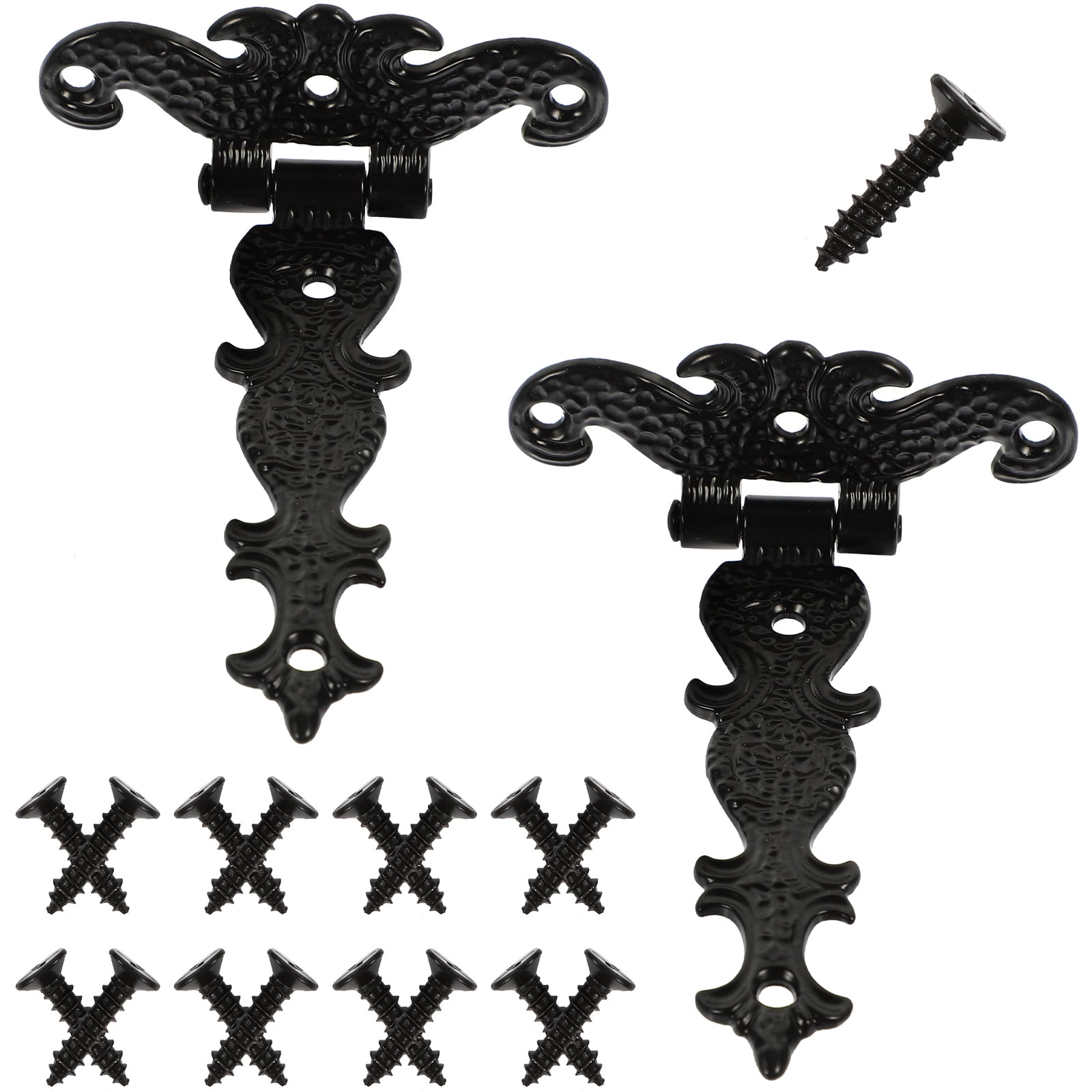 2pcs Gate Hinge Shed Hinge Heavy Duty Vintage Style Wooden Fence Barn Door Hinge