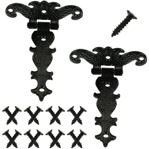 2pcs Gate Hinge Shed Hinge Heavy Duty Vintage Style Wooden Fence Barn Door Hinge