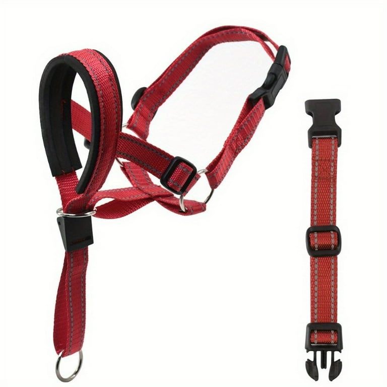 2pcs Gentle Leader Dog Harness With Safety Strap No Pull Comfortable Control For Training Walks Walmart