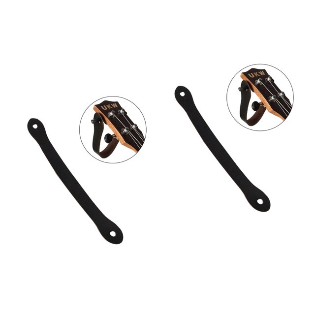 2pcs Genuine Leather Guitar Strap Hook Button For Acoustic Guitar