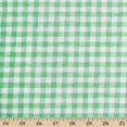2pcs Gingham Check LinenLook Polyester Cotton 58" Fabric by The Yard