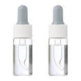 thumbnail image 1 of 2pcs Glass Dropper Bottles Makeup Subpackaging Containers Essential Oil  Bottles (10ml), 1 of 4