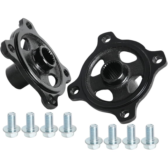 2pcs Go kart 4 Stud 23T Spline Wheel Rim Hub 110mm Bolt Rear Axle Hubs for ATV Go Kart 110cc 125cc 150cc Quad Bike