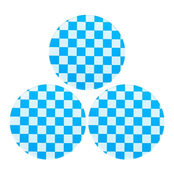 2pcs Gold Foil Acrylic Cup Coaster, Round Acrylic Drink Coaster Non-Slip Table Coaster