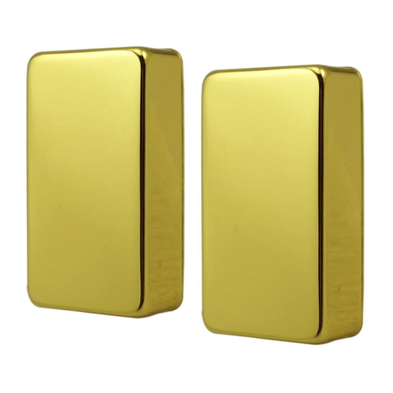 2pcs Gold Sealed Brass Humbucker Pickup Cover for Electric Guitar Bass Parts