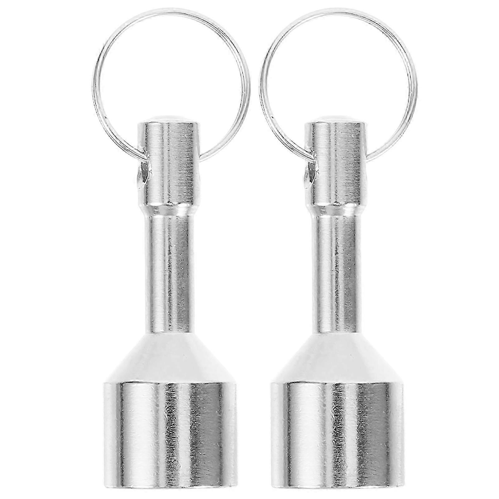 2pcs Gold Tester Silver Testing Keychain Gold Tester for Jewelry Silver Tester Pocket Magnet