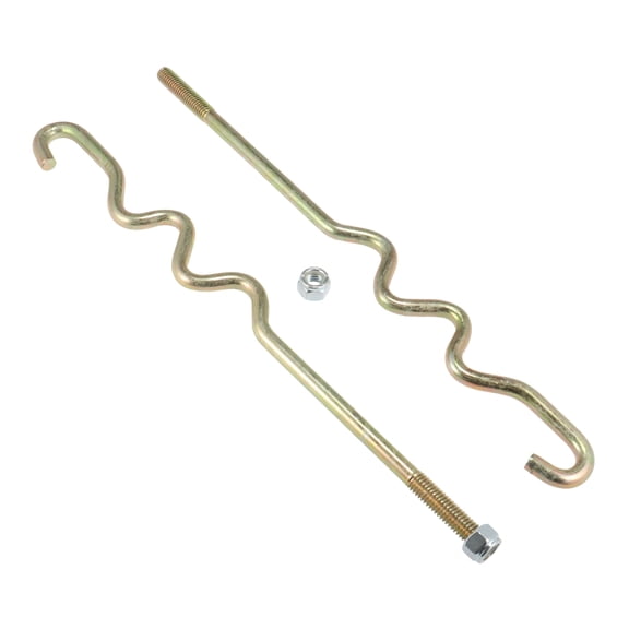 2pcs Golf Cart Battery Hold Down Rod S Shaped Bolt Nut for Club Car Precedent Electric Golf Cart 2008.5-Up 103357701