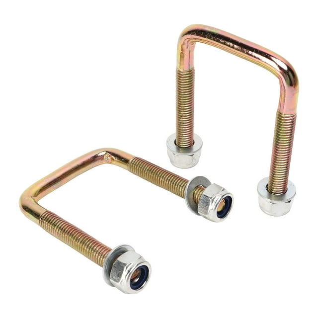 2pcs Golf Cart Leaf Spring U Bolt with Screw Nut Steel Alloy 72618 G01