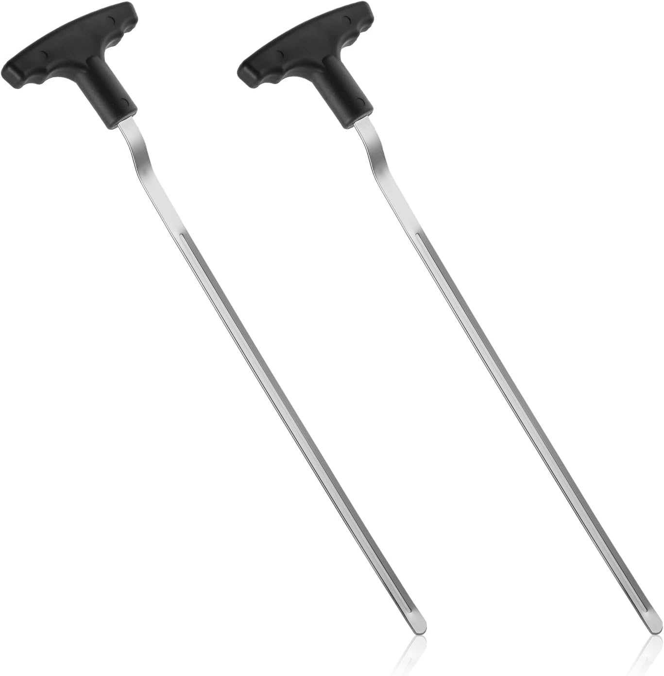 2pcs Golf Grip Removal Tool, 11" VGroove Grip Remover for Standard