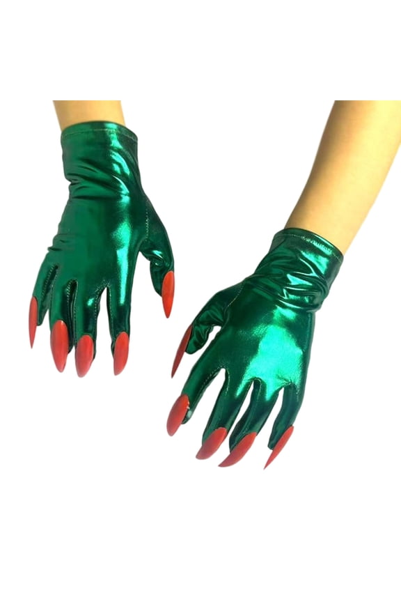 2pcs Gothicism Costume Gloves Make Up Clawed Gloves Versatiles Costume Gloves