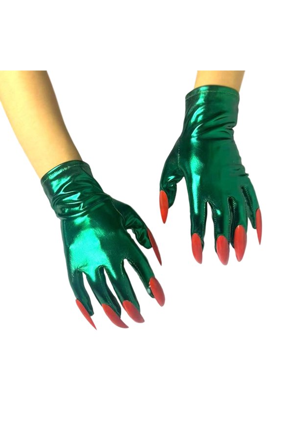 2pcs Gothicism Costume Gloves Make Up Clawed Gloves Versatiles Costume Mittens for Cold Weather Protecting
