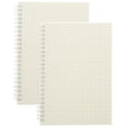 2pcs Graph Paper Spiral Notebooks Math Engineering Grid Journal Note