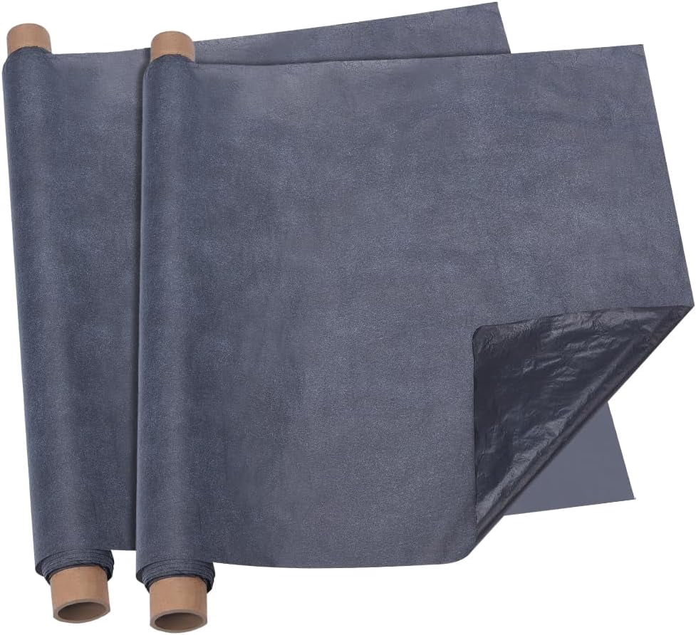 2pcs Graphite Transfer Tracing Paper Rectangle Black 10000x430x0.1mm