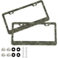 thumbnail image 1 of 2pcs Green Military Camouflage License Plate Frame for Car Accessories Rustproof License Plate Cover with Screws for US Vehicles 12x6 Inch（546） Home Decor, 1 of 7