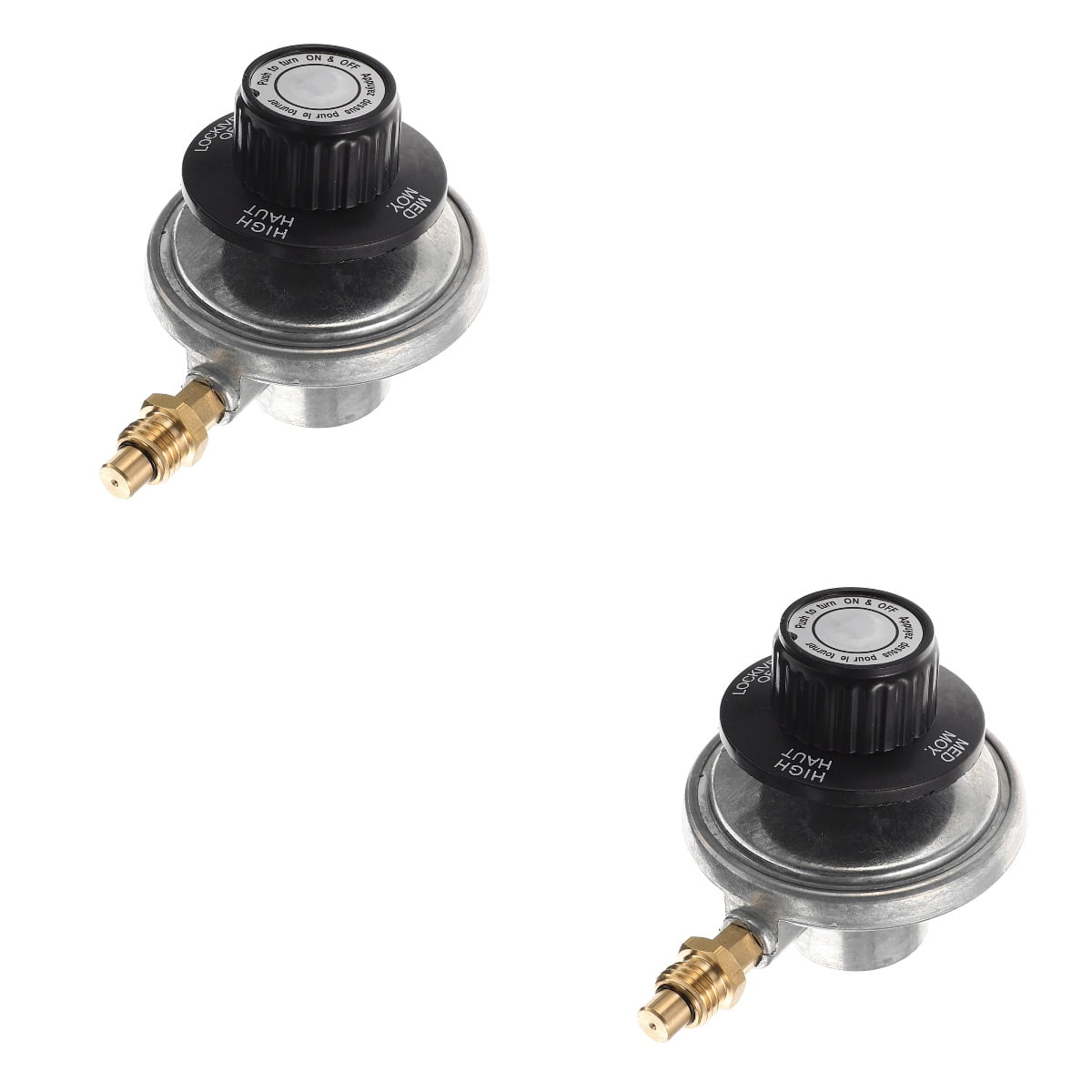 2pcs Grill Gas Regulator Pressure Relief Knob Propane Tank Part Propane Regulator Propane
