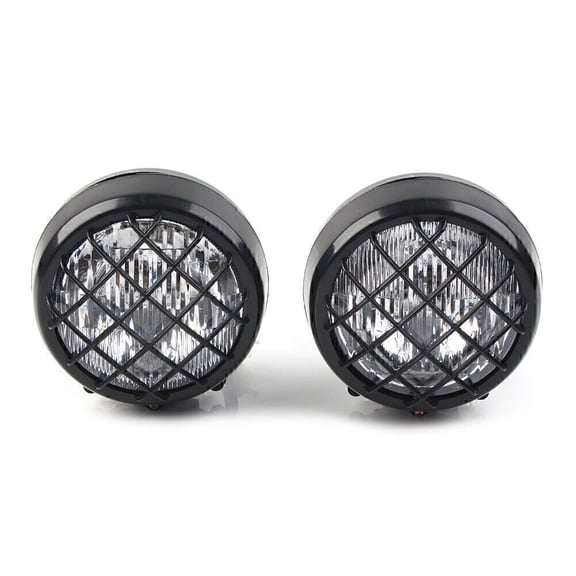 2pcs Grills Headlights w/Lens Fit for Yamaha Banshee 1987-2006 Warrior 350 motor