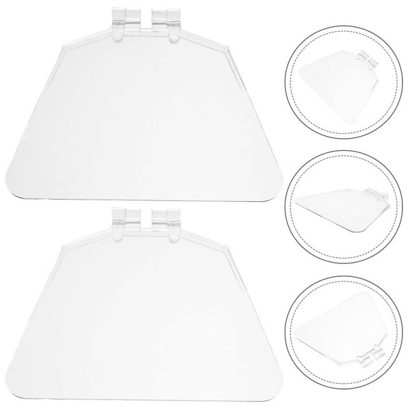 2pcs Guard Shield Eyeshields Reusable Plastic Eye Shields