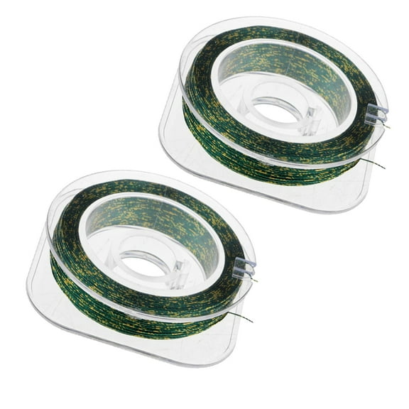 2pcs Guide Wrapping Fishing Line Thread for Rod Building 50m Green
