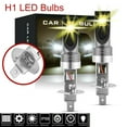 thumbnail image 1 of 2pcs H1 LED Headlight Kit 200W 12000LM Fog Light Bulb 3000K Driving DRL Yellow, 1 of 5
