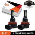 thumbnail image 1 of 2pcs H11 H8 H9 Low Beam For Cadillac STS 2005-2011  LED Headlight Bulb 6000K Bright White, 1 of 9