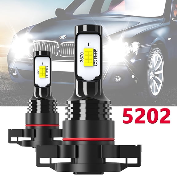 2pcs H16/5202 LED Fog Light Bulbs For Dodge Nitro 2010-2011