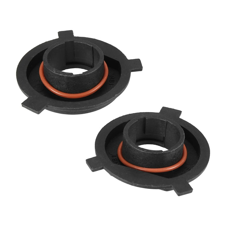 2pcs H4 LED Headlight Adapter Base Bulb Sockets Retainer Holder Universal  for Car Auto Black
