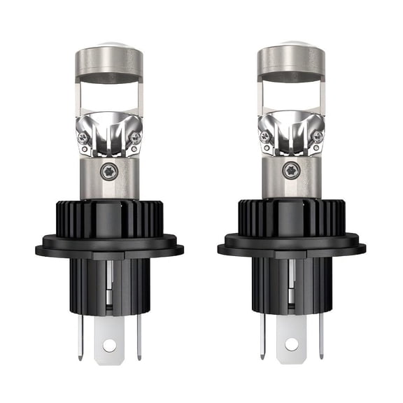 2pcs H7 LED Headlight Bulb Projector Lens H4 H11 9005 HB3 9006 HB4 Hi/Lo Beam H8 H9 Canbus Penetration Light for Auto Motorcycle LED 12V